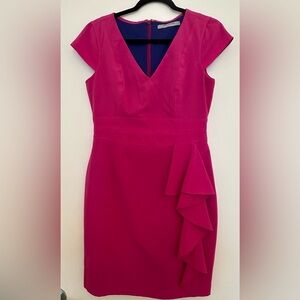 Marc New York Fuchsia Asymmetrical Dress